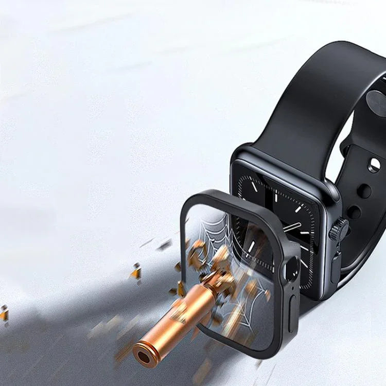 Ốp đồng hồ nhôm tích hợp kính cường lực, dành cho Apple Watch Series 11 / 10 46mm