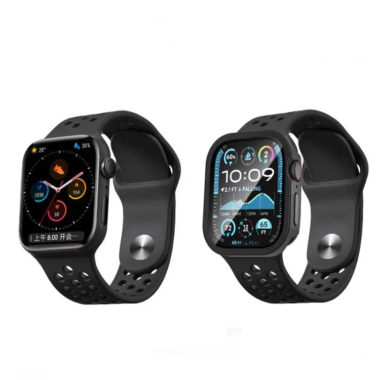 Ốp đồng hồ nhôm tích hợp kính cường lực, dành cho Apple Watch Series 11 / 10 46mm