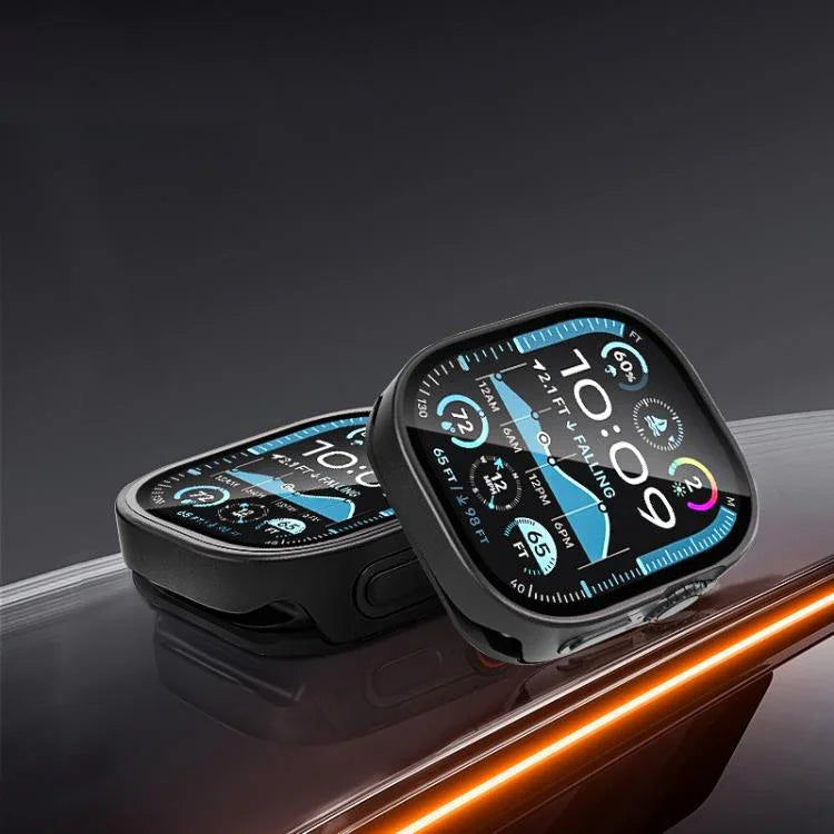 Ốp đồng hồ nhôm tích hợp kính cường lực, dành cho Apple Watch Ultra 3 / 2 / 1 49mm