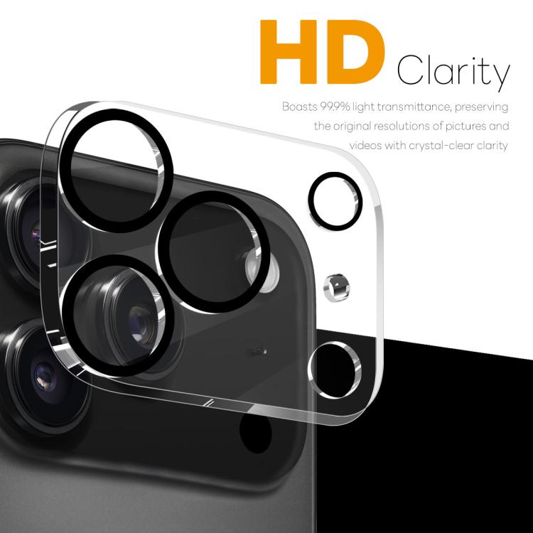 2 miếng NORTHJO kính cường lực bảo vệ ống kính camera 3D chụp đêm, dành cho iPhone 17 Pro Max, iPhone 17 Pro, iPhone 17, iPhone Air