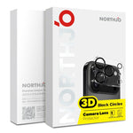 2 miếng NORTHJO kính cường lực bảo vệ ống kính camera 3D chụp đêm, dành cho iPhone 17 Pro Max, iPhone 17 Pro, iPhone 17, iPhone Air