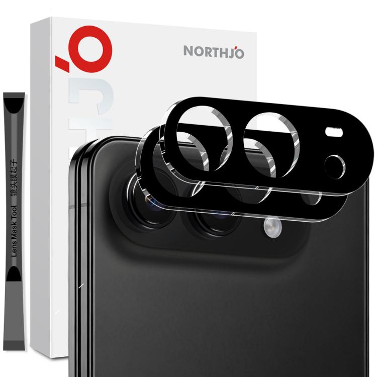 2pcs NORTHJO Camera Lens Protector 3D HD Tempered Glass Film, For iPhone Duo, For iPhone 18 Pro, For iPhone 18 Pro Max, For iPhone 17 Pro Max, For iPhone 17 Pro, For iPhone 17, For iPhone Air