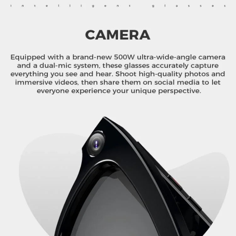 Kính thông minh M01, có camera HD, Hỗ trợ gọi Bluetooth, Dịch thuật thông minh AI