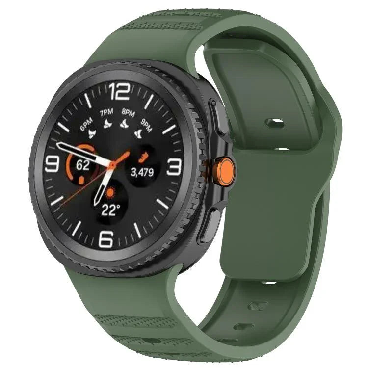Dot Pattern Release Buckle Silicone Watch Band, For Samsung Galaxy Watch8 / Watch8 Classic
