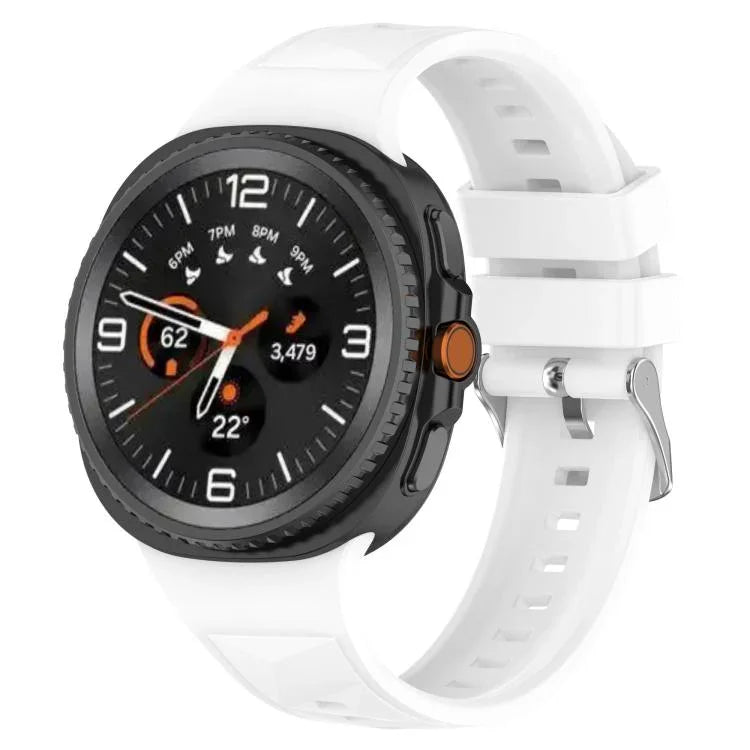 Dây đồng hồ silicone họa tiết pha lê băng, dành cho Samsung Galaxy Watch8 / Watch8 Classic