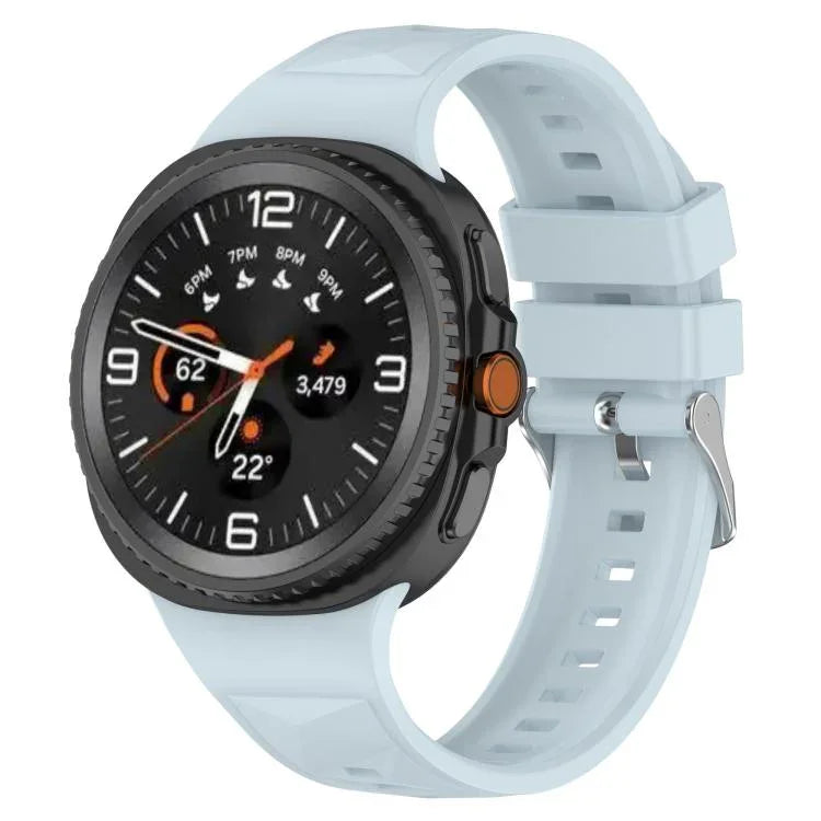Dây đồng hồ silicone họa tiết pha lê băng, dành cho Samsung Galaxy Watch8 / Watch8 Classic
