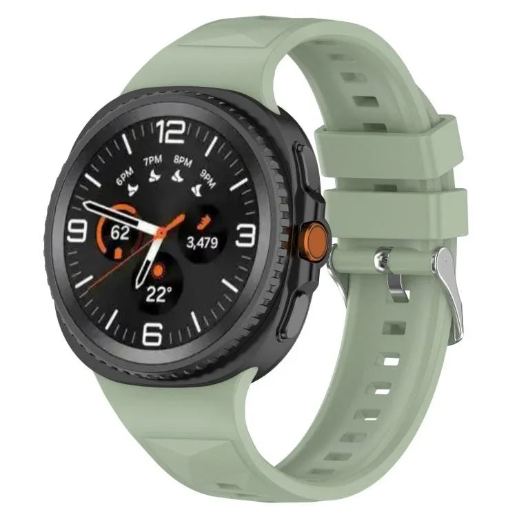 Dây đồng hồ silicone họa tiết pha lê băng, dành cho Samsung Galaxy Watch8 / Watch8 Classic