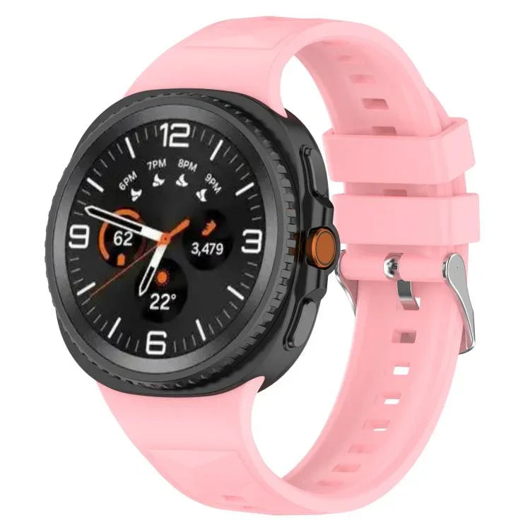 Dây đồng hồ silicone họa tiết pha lê băng, dành cho Samsung Galaxy Watch8 / Watch8 Classic