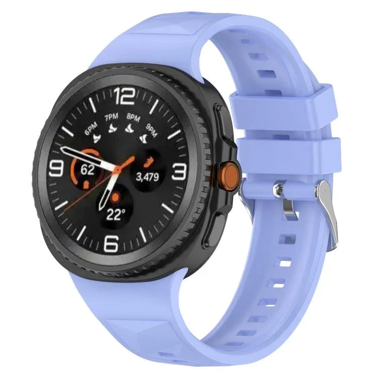 Dây đồng hồ silicone họa tiết pha lê băng, dành cho Samsung Galaxy Watch8 / Watch8 Classic
