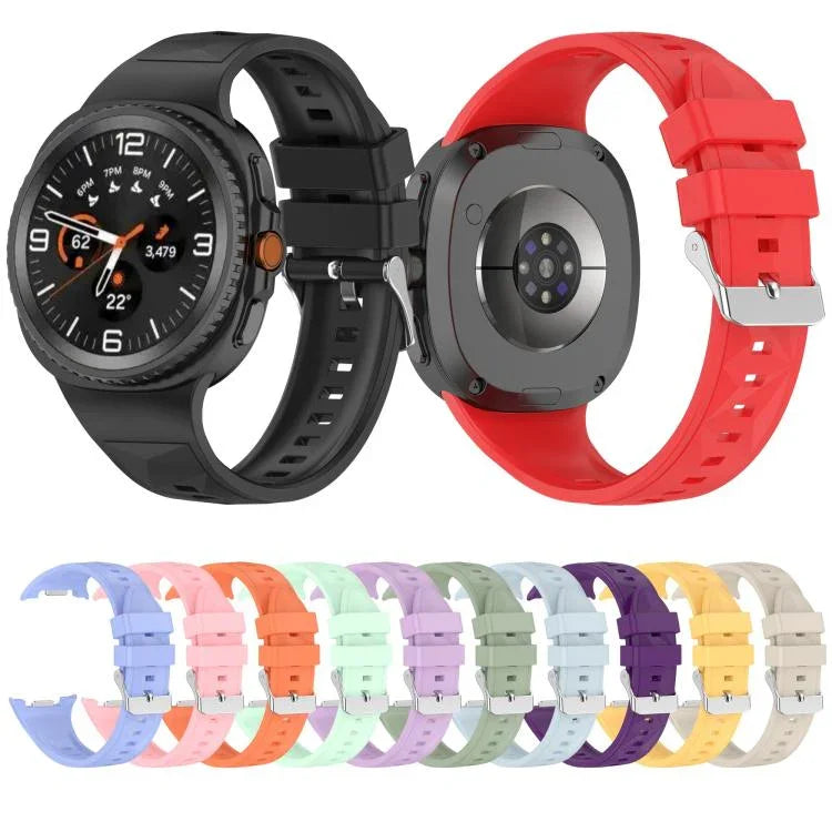 Dây đồng hồ silicone họa tiết pha lê băng, dành cho Samsung Galaxy Watch8 / Watch8 Classic