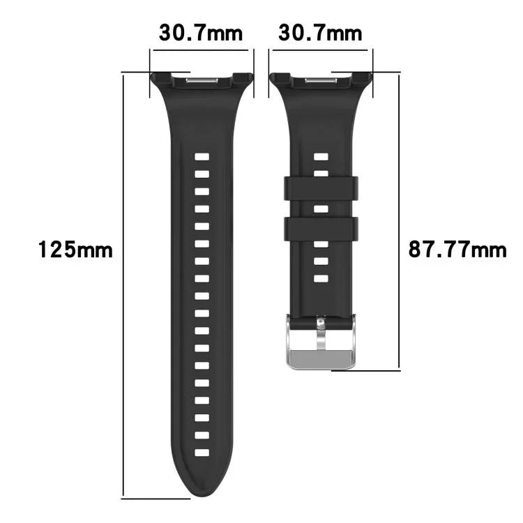 Dây đồng hồ silicone họa tiết pha lê băng, dành cho Samsung Galaxy Watch8 / Watch8 Classic