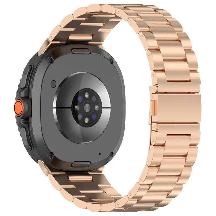 Slim Three Beads Stainless Steel Watch Band, For Samsung Galaxy Watch8 / Watch8 Classic