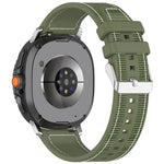 Dây đồng hồ silicone bện nylon lai, dành cho Samsung Galaxy Watch8 / Watch8 Classic
