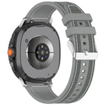 Dây đồng hồ silicone bện nylon lai, dành cho Samsung Galaxy Watch8 / Watch8 Classic
