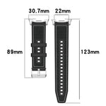 Dây đồng hồ silicone bện nylon lai, dành cho Samsung Galaxy Watch8 / Watch8 Classic
