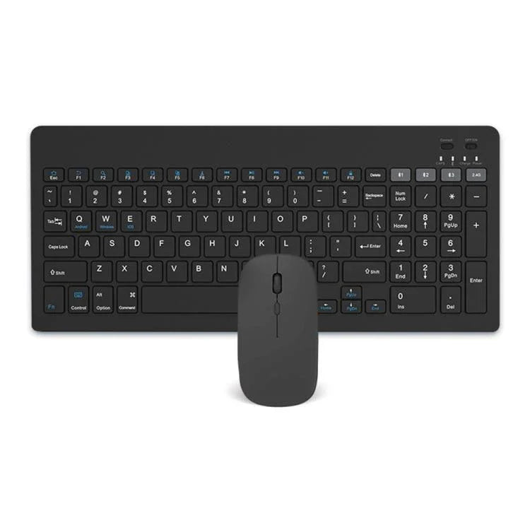 Bộ bàn phím chuột không dây Bluetooth sạc lại được 2858+030 im lặng với 800/1200/1600 DPI
