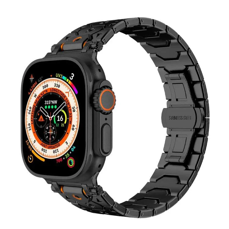 Đồng hồ Thép Không Gỉ Hình Thập Giác, Dành cho Apple Watch 46mm / 49mm / 45mm / 44mm
