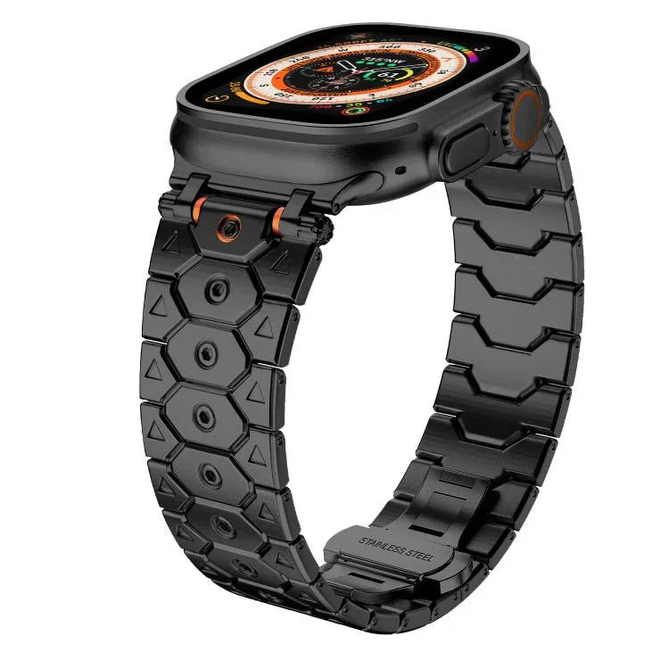 Đồng hồ Thép Không Gỉ Hình Thập Giác, Dành cho Apple Watch 46mm / 49mm / 45mm / 44mm
