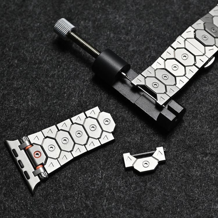 Đồng hồ Thép Không Gỉ Hình Thập Giác, Dành cho Apple Watch 46mm / 49mm / 45mm / 44mm