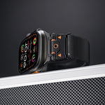 Dây đồng hồ thép Milanese nam châm, dành cho Apple Watch 46mm / 49mm / 45mm / 44mm