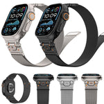 Dây đồng hồ thép Milanese nam châm, dành cho Apple Watch 46mm / 49mm / 45mm / 44mm