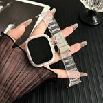 Dây đồng hồ Nhựa PC Chameleon Epoxy Resin, Dành cho Apple Watch Series 10 46mm, Dành cho Apple Watch Series 10 42mm, Dành cho Apple Watch 44mm / 45mm, Dành cho Apple Watch 40mm / 41mm, Dành cho Apple Watch 49mm