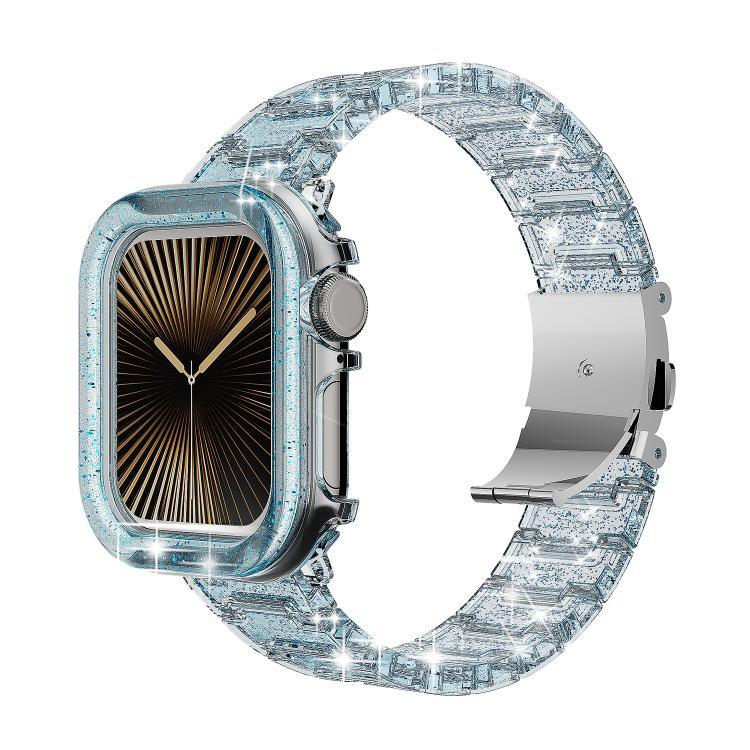 Dây đồng hồ Nhựa PC Chameleon Epoxy Resin, Dành cho Apple Watch Series 10 46mm, Dành cho Apple Watch Series 10 42mm, Dành cho Apple Watch 44mm / 45mm, Dành cho Apple Watch 40mm / 41mm, Dành cho Apple Watch 49mm