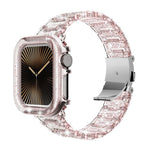 Dây đồng hồ Nhựa PC Chameleon Epoxy Resin, Dành cho Apple Watch Series 10 46mm, Dành cho Apple Watch Series 10 42mm, Dành cho Apple Watch 44mm / 45mm, Dành cho Apple Watch 40mm / 41mm, Dành cho Apple Watch 49mm
