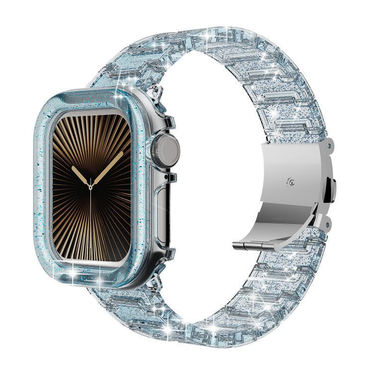 Dây đồng hồ Nhựa PC Chameleon Epoxy Resin, Dành cho Apple Watch Series 10 46mm, Dành cho Apple Watch Series 10 42mm, Dành cho Apple Watch 44mm / 45mm, Dành cho Apple Watch 40mm / 41mm, Dành cho Apple Watch 49mm