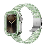 Dây đồng hồ Nhựa PC Chameleon Epoxy Resin, Dành cho Apple Watch Series 10 46mm, Dành cho Apple Watch Series 10 42mm, Dành cho Apple Watch 44mm / 45mm, Dành cho Apple Watch 40mm / 41mm, Dành cho Apple Watch 49mm