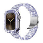 Dây đồng hồ Nhựa PC Chameleon Epoxy Resin, Dành cho Apple Watch Series 10 46mm, Dành cho Apple Watch Series 10 42mm, Dành cho Apple Watch 44mm / 45mm, Dành cho Apple Watch 40mm / 41mm, Dành cho Apple Watch 49mm