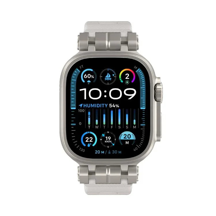 Dây đồng hồ TPU H016 Họa Tiết Vải Twill Chức Năng, Dành cho Apple Watch 46mm / 49mm / 45mm / 44mm