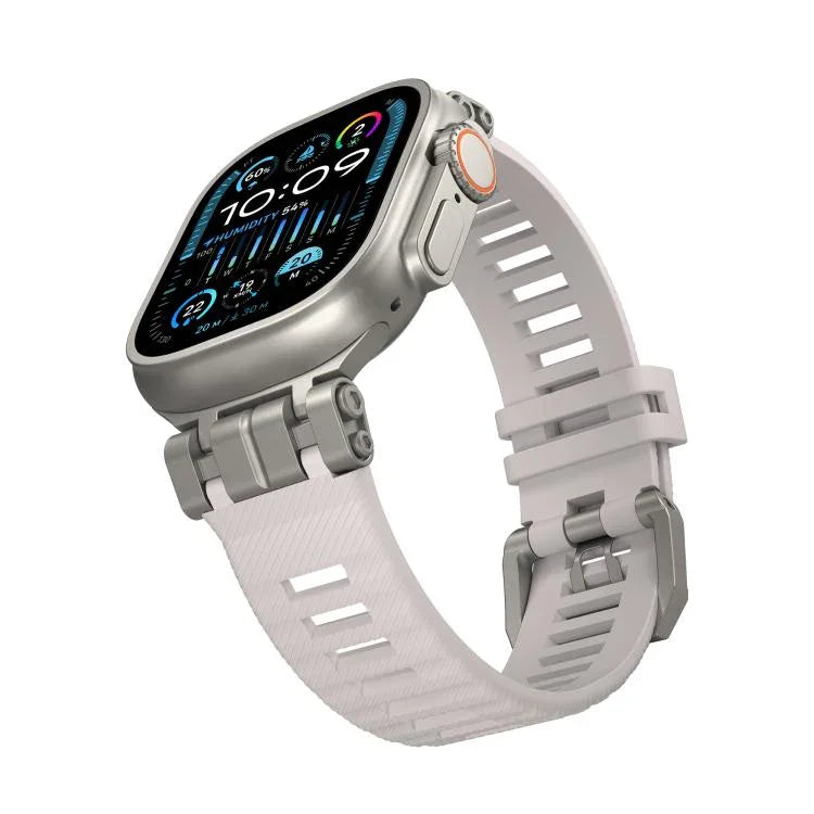 Dây đồng hồ TPU H016 Họa Tiết Vải Twill Chức Năng, Dành cho Apple Watch 46mm / 49mm / 45mm / 44mm