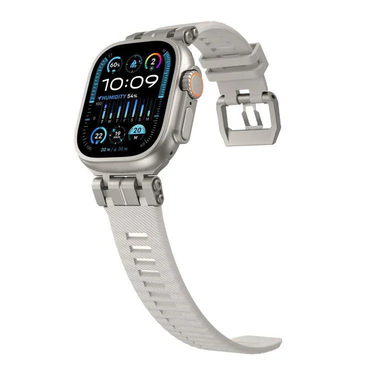 Dây đồng hồ TPU H016 Họa Tiết Vải Twill Chức Năng, Dành cho Apple Watch 46mm / 49mm / 45mm / 44mm