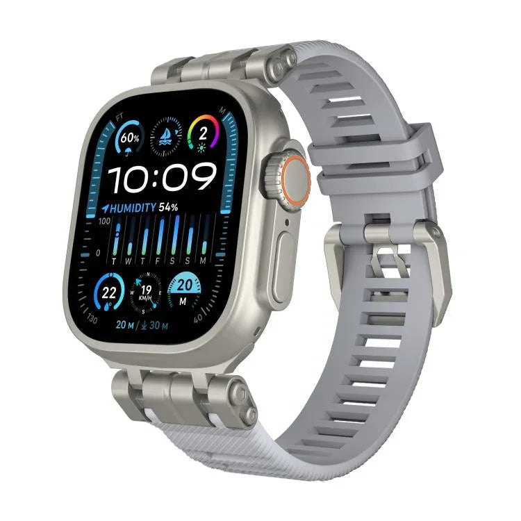 Dây đồng hồ TPU H016 Họa Tiết Vải Twill Chức Năng, Dành cho Apple Watch 46mm / 49mm / 45mm / 44mm
