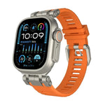 Dây đồng hồ TPU H016 Họa Tiết Vải Twill Chức Năng, Dành cho Apple Watch 46mm / 49mm / 45mm / 44mm