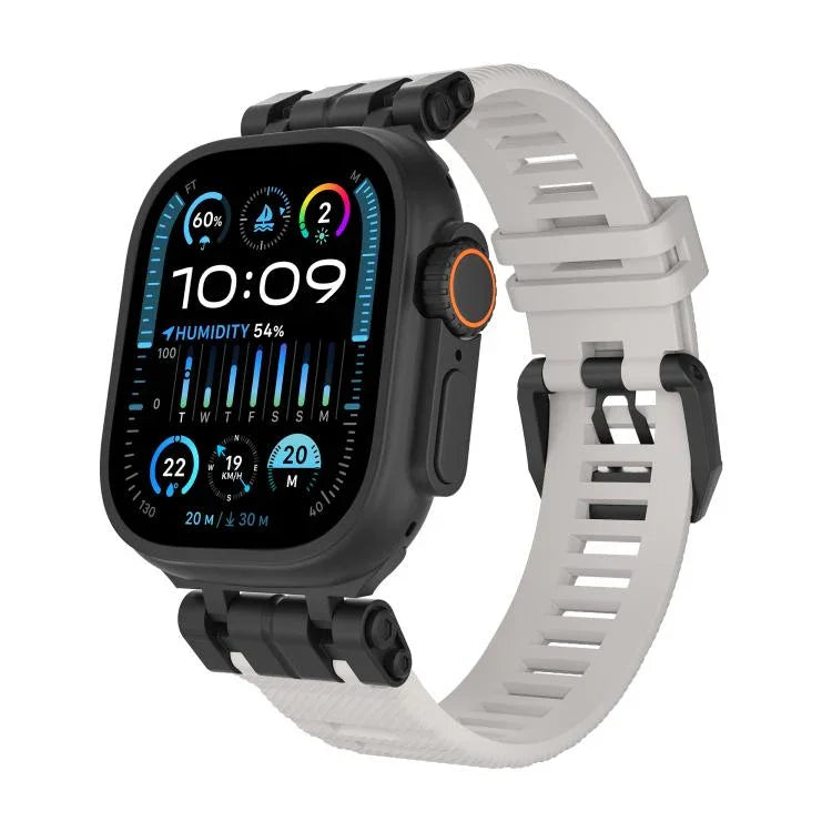 Dây đồng hồ TPU H016 Họa Tiết Vải Twill Chức Năng, Dành cho Apple Watch 46mm / 49mm / 45mm / 44mm