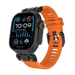 Dây đồng hồ TPU H016 Họa Tiết Vải Twill Chức Năng, Dành cho Apple Watch 46mm / 49mm / 45mm / 44mm
