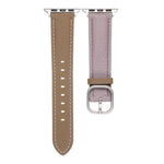 Dây đồng hồ Da Thật Họa Tiết Litchi Khóa Vuông, Dành cho Apple Watch 46mm / 49mm / 45mm / 44mm, Dành cho Apple Watch 42mm / 41mm / 40mm / 38mm