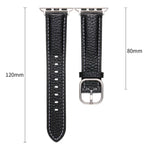 Dây đồng hồ Da Thật Họa Tiết Litchi Khóa Vuông, Dành cho Apple Watch 46mm / 49mm / 45mm / 44mm, Dành cho Apple Watch 42mm / 41mm / 40mm / 38mm