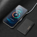 Ốp lưng điện thoại da Kalebol MagSafe nam châm chắc chắn có túi đựng thẻ gập đôi, dành cho iPhone 17 Pro Max, dành cho iPhone 17 Pro, dành cho iPhone 17, dành cho iPhone Air