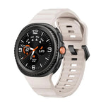 Dây đồng hồ silicone khóa cài màu đen sóng Wave, Dành cho Samsung Galaxy Watch8 / Watch8 Classic