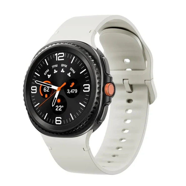 Dây đồng hồ silicone may chỉ màu trơn cho Samsung Galaxy Watch8 / Watch8 Classic, S, M