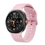 Dây đồng hồ silicone may chỉ màu trơn cho Samsung Galaxy Watch8 / Watch8 Classic, S, M