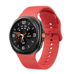 Dây đồng hồ silicone may chỉ màu trơn cho Samsung Galaxy Watch8 / Watch8 Classic, S, M