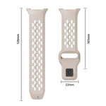 Dây đồng hồ silicone khóa cài ngược màu đen kiểu lỗ, Dành cho Samsung Galaxy Watch8 / Watch8 Classic