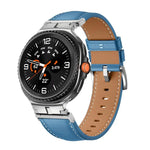 Dây Đồng Hồ Da Thật Đầu Kim Loại, Cho Samsung Galaxy Watch8 / Watch8 Classic