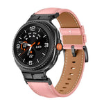 Dây Đồng Hồ Da Thật Đầu Kim Loại, Cho Samsung Galaxy Watch8 / Watch8 Classic