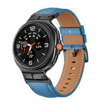 Dây Đồng Hồ Da Thật Đầu Kim Loại, Cho Samsung Galaxy Watch8 / Watch8 Classic