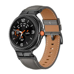 Dây Đồng Hồ Da Thật Đầu Kim Loại, Cho Samsung Galaxy Watch8 / Watch8 Classic